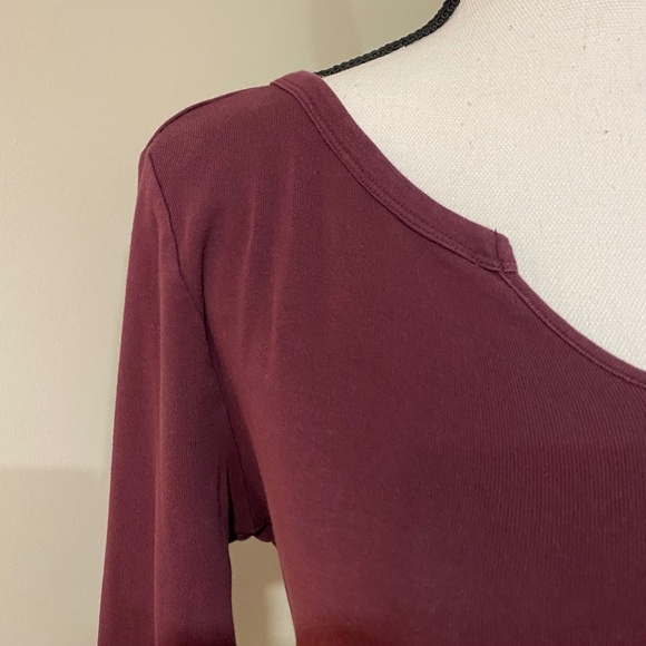 *TIME AND TRU* Purple Long Sleeve Shirt Size Medium (8-10) - Picture 2 of 6